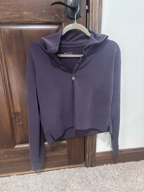 Athleta Jackets & Blazers - Athleta purple quarter zip